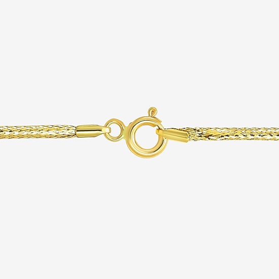 Made in Italy Womens 14K Gold 18 Inch Chain Necklace