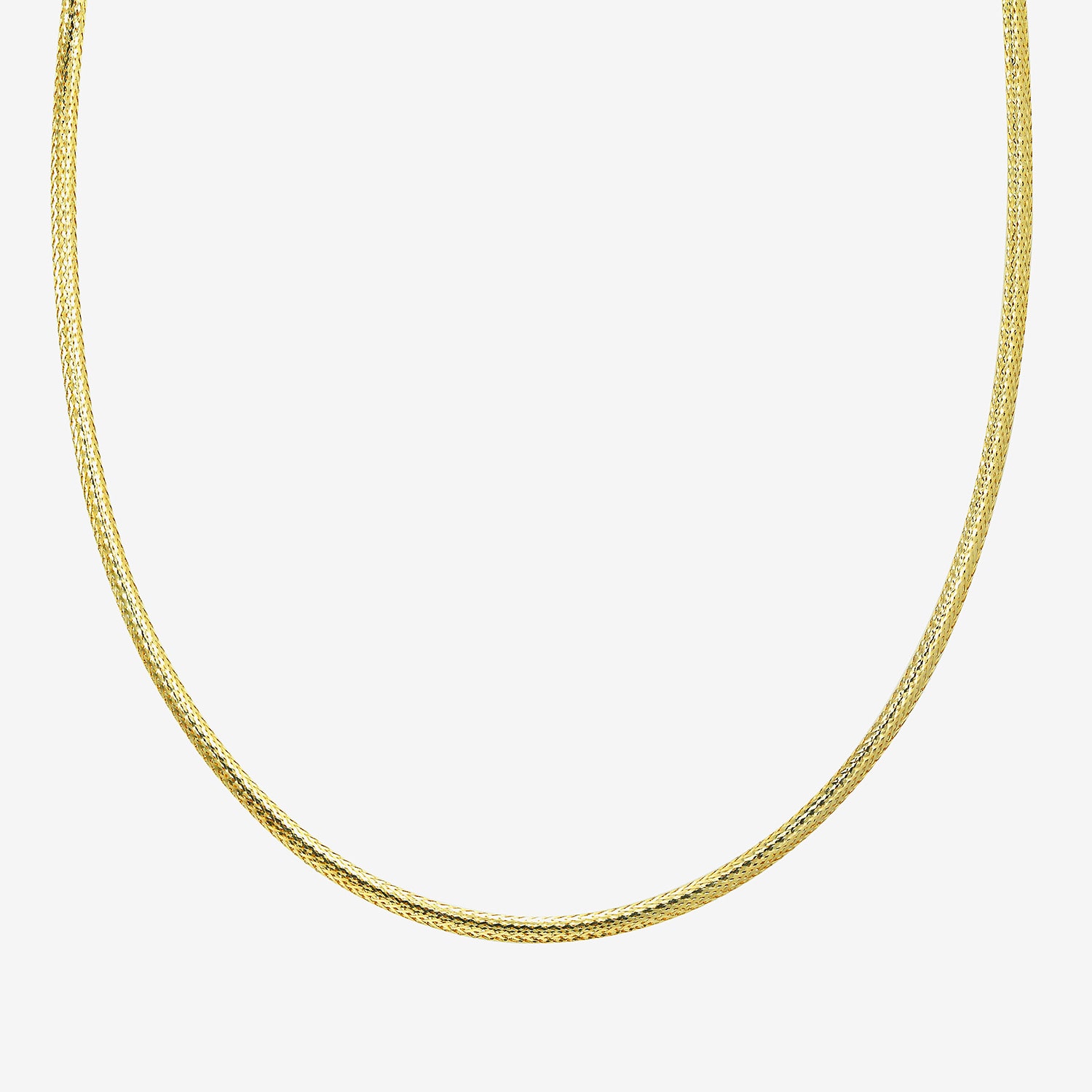 Made in Italy Womens 14K Gold 18 Inch Chain Necklace
