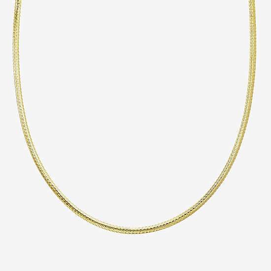Made in Italy Womens 14K Gold 18 Inch Chain Necklace