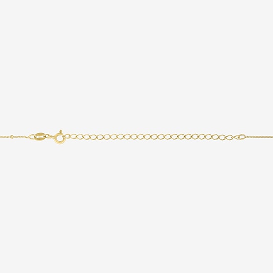 Diamond Addiction (G-H / Si2-I1) Womens 1/10 CT. T.W. Lab Grown White Diamond 14K Gold Over Silver 20 Inch Pendant Necklace