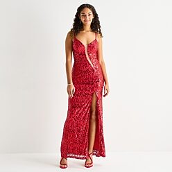 jcpenney red formal dresses Beautiful vintage full length gown from JCPenney