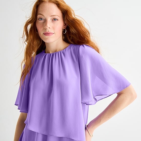 Jessica Howard Womens Crew Neck Short Sleeve Floral Shift Dress