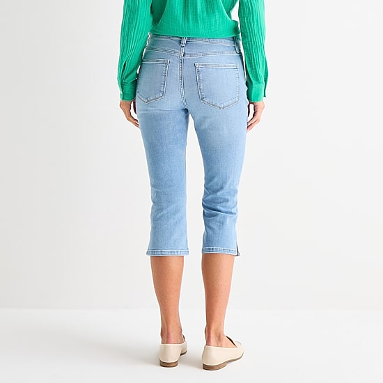 St. John's Bay Womens Tall Mid Rise Capri Jean