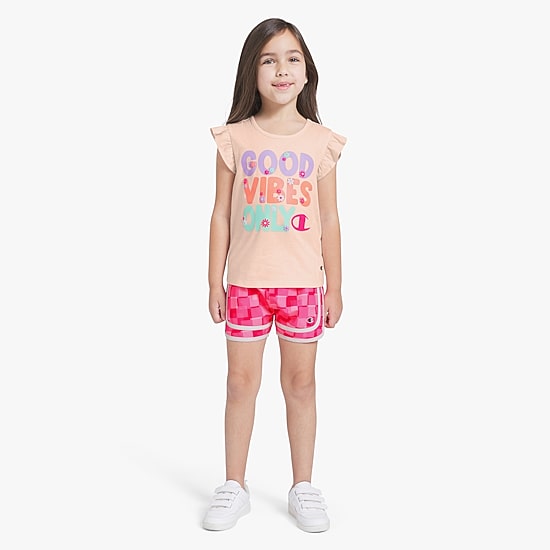 Champion Little Girls Knit 2-pc. Short Set