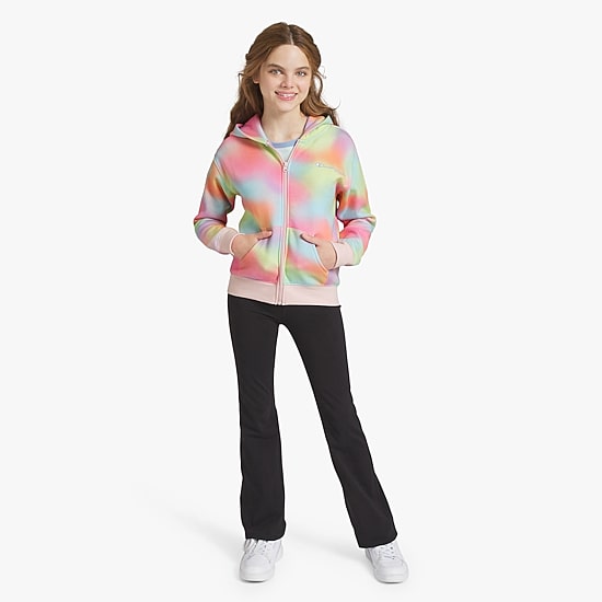 Champion Fleece Big Kid Girls Long Sleeve Zipper Active Hoodie