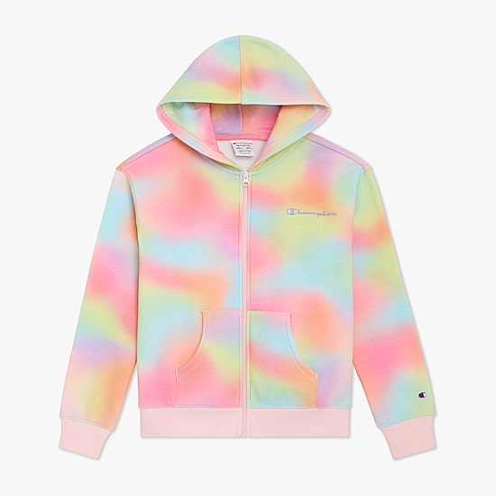 Champion Fleece Big Kid Girls Long Sleeve Zipper Active Hoodie