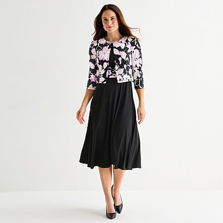 jessica howard floral print a line dress Jessica Howard Womens Dress,PERI Multi, 8 at Amazon Women's Clothing store