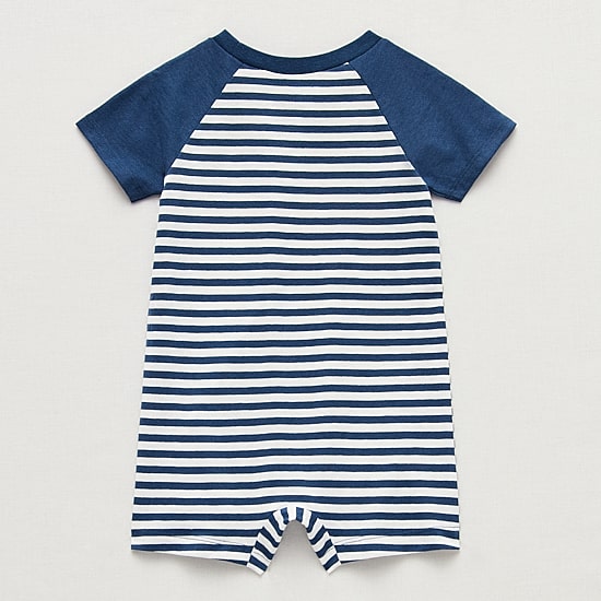 Okie Dokie Baby Boys Short Sleeve Romper