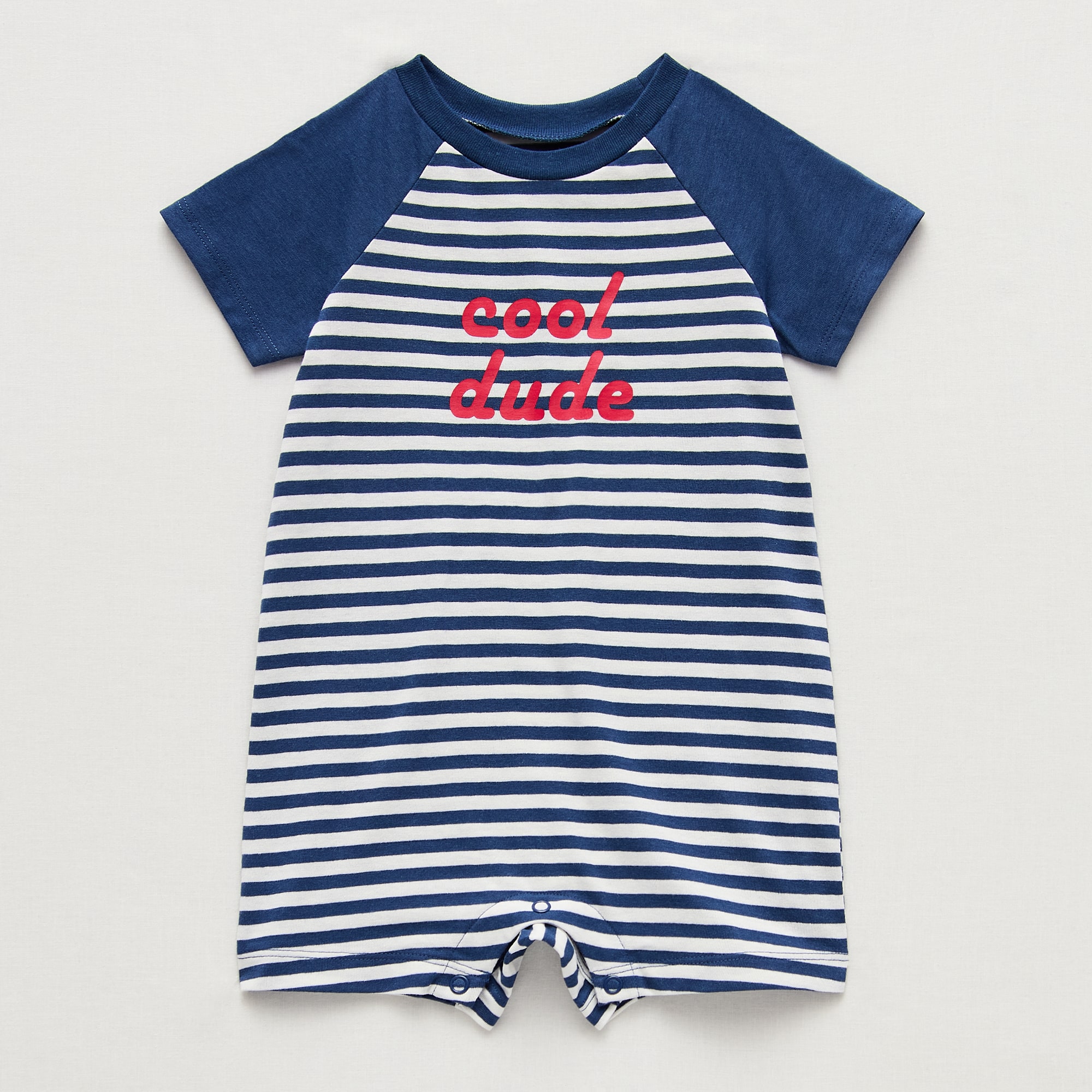 Okie Dokie Baby Boys Short Sleeve Romper