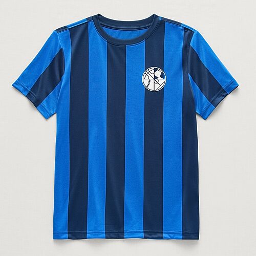 Xersion Little & Big Kid Boys Crew Neck Short Sleeve Regular Fit Graphic T-Shirt, Xx-small (4-5), Blue