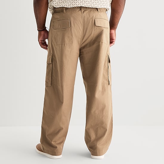 mutual weave Mens Regular Fit Big and Tall Cargo Pant