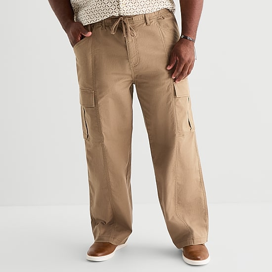 mutual weave Mens Regular Fit Big and Tall Cargo Pant