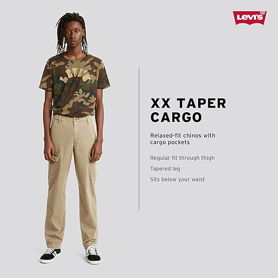 Levi's® Xx Taper Mens Regular Fit Cargo Pant