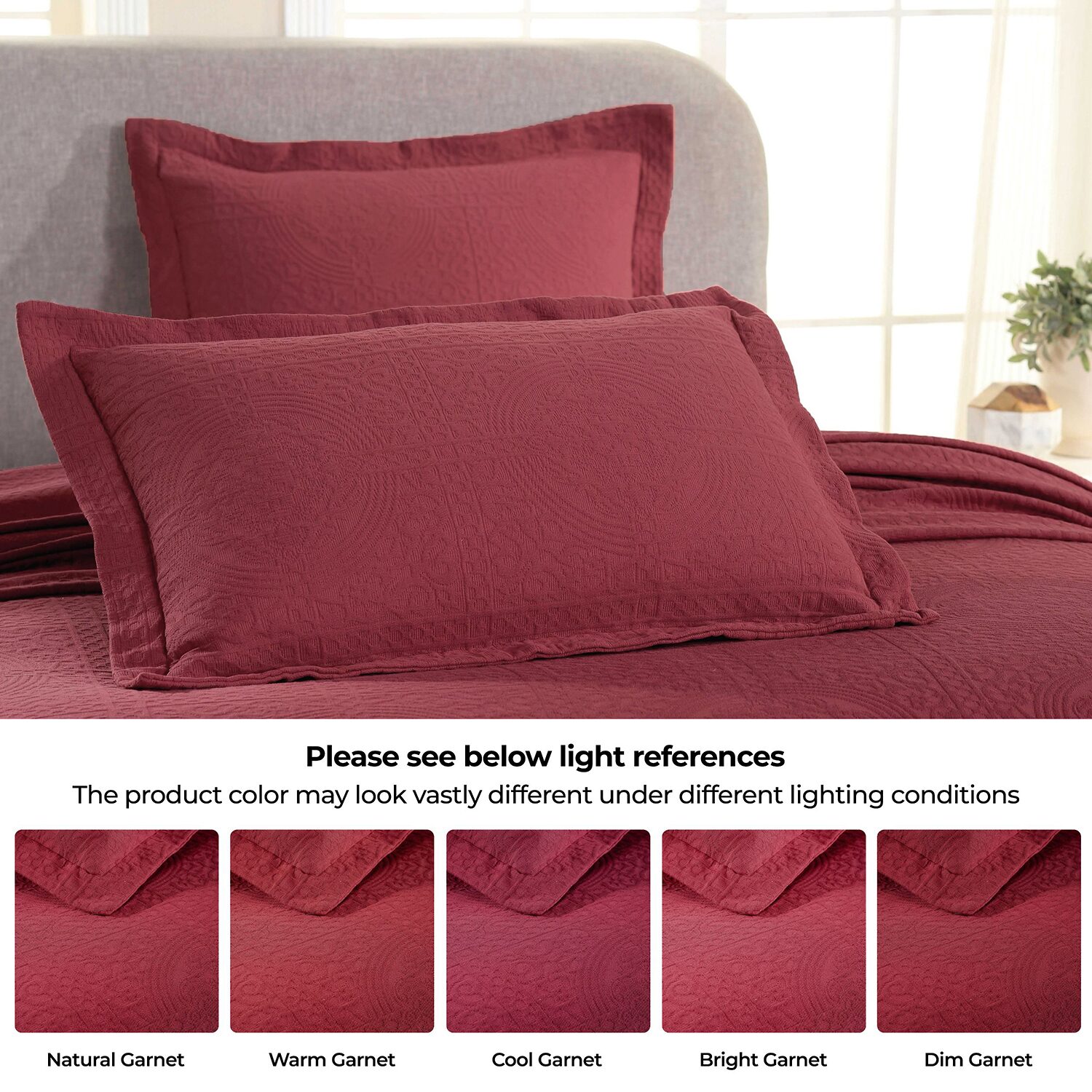 SUPERIOR® Fleur De Lis Matelasse French Pattern Jacquard Bedspread