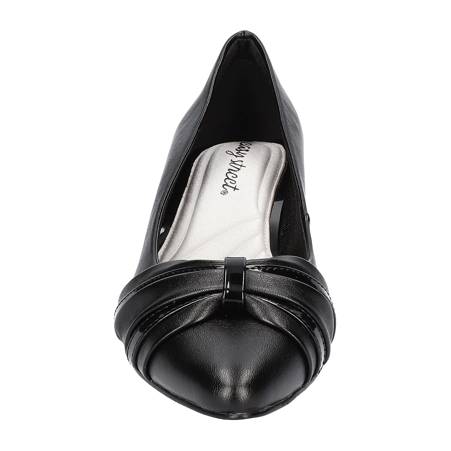 Easy Street Millie Womens Pointed Closed Toe Block Heel Pumps