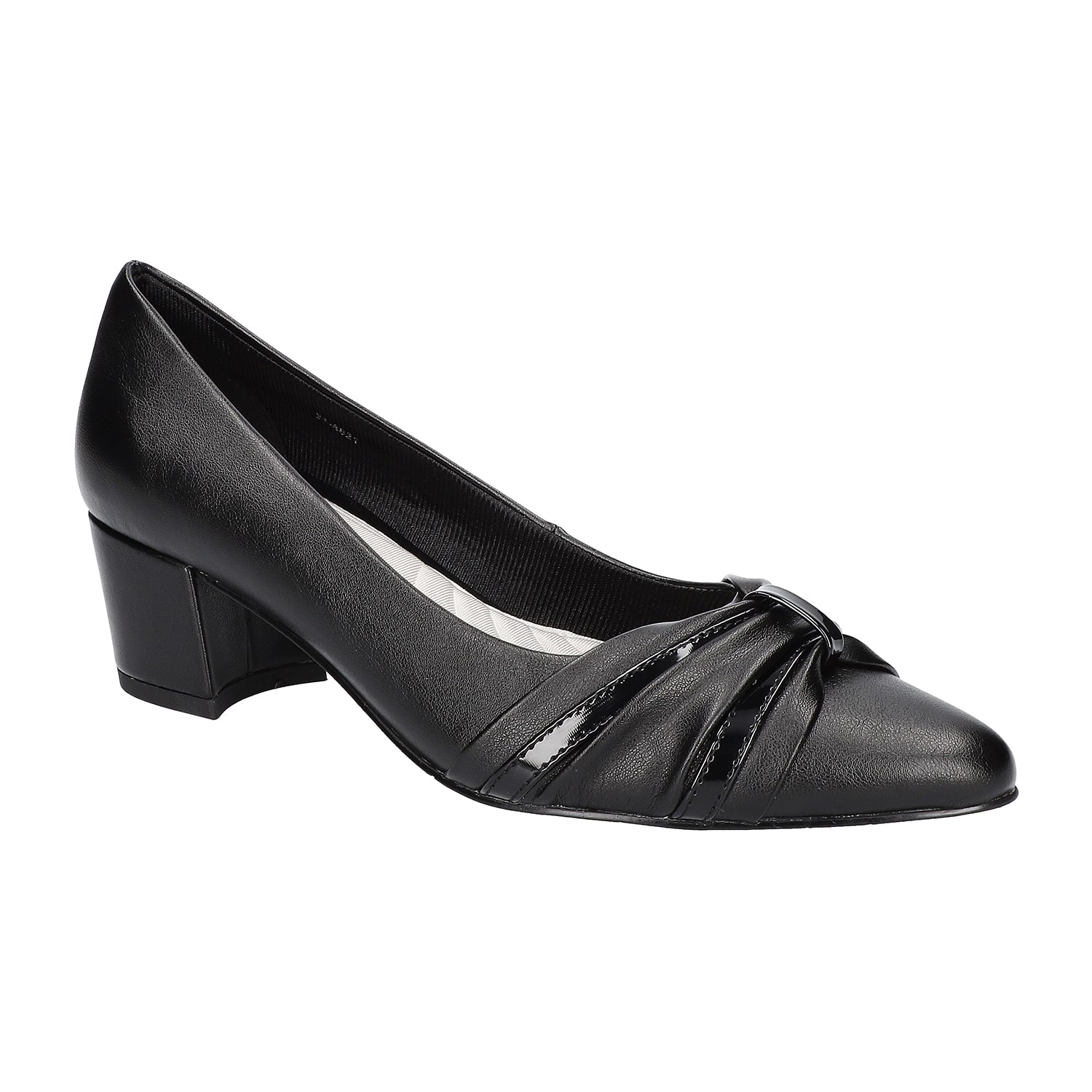 Easy Street Millie Womens Pointed Closed Toe Block Heel Pumps