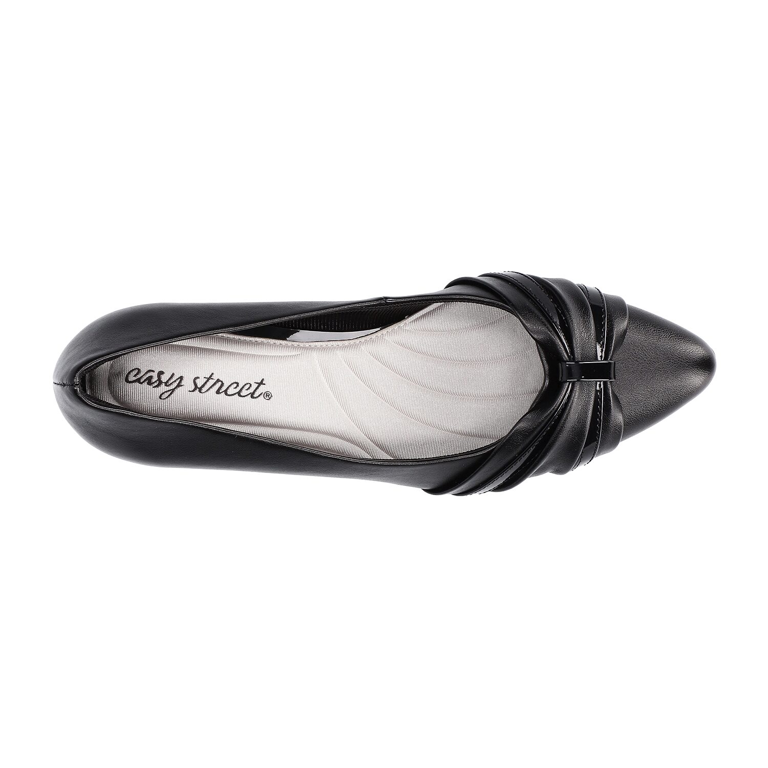 Easy Street Millie Womens Pointed Closed Toe Block Heel Pumps