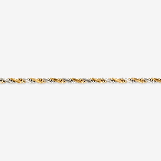 Stainless Steel Solid Rope Chain Necklace