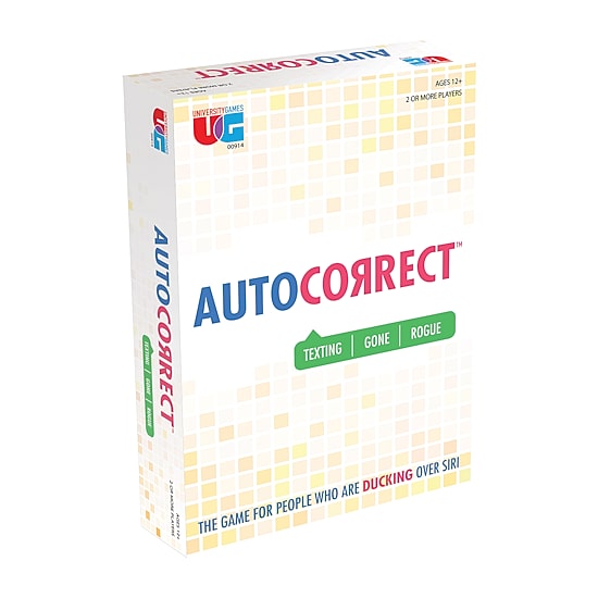 University Games Autocorrect Game Card Game