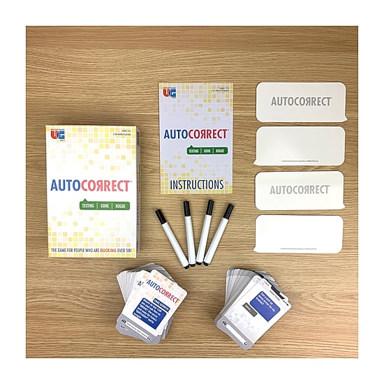 University Games Autocorrect Game Card Game