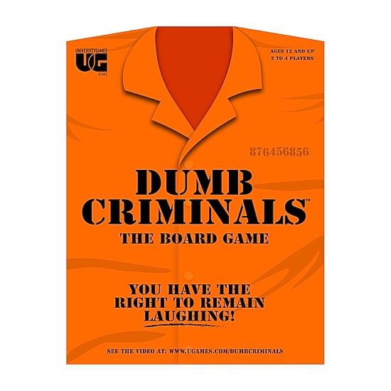 University Games Dumb Criminals: The Board Game Board Game