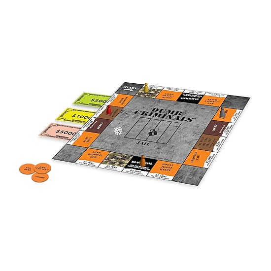 University Games Dumb Criminals: The Board Game Board Game