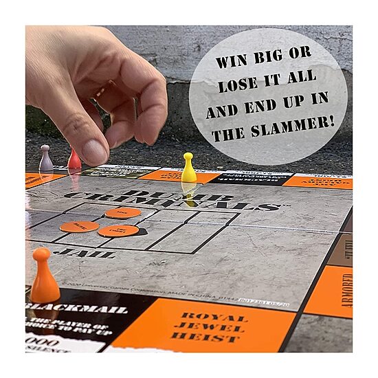 University Games Dumb Criminals: The Board Game Board Game
