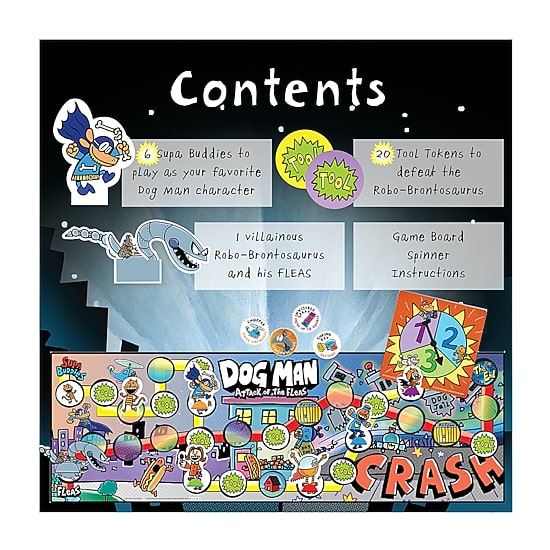 University Games Dog Man - Attack Of The Fleas Board Game