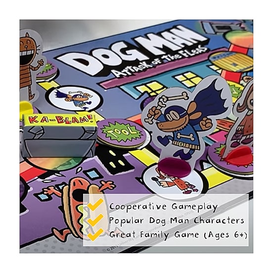 University Games Dog Man - Attack Of The Fleas Board Game