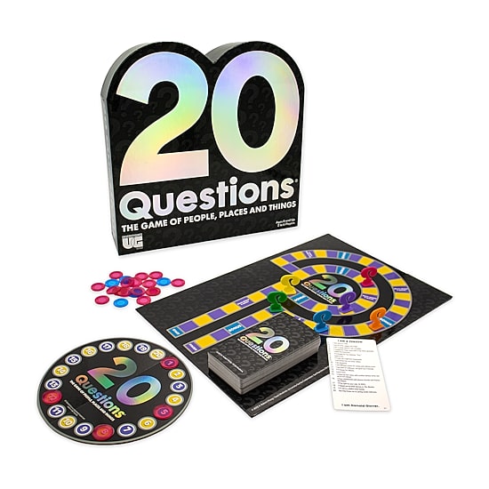 University Games 20 Questions Game People Places Things Board Game
