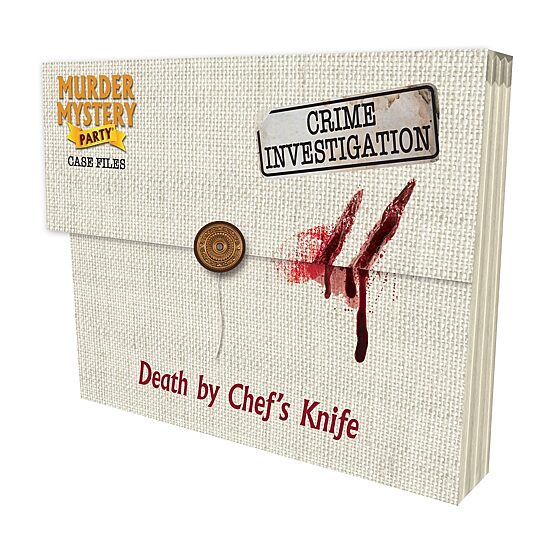 University Games Murder Mystery Party Case Files: Death By Chef'S Knife Board Game