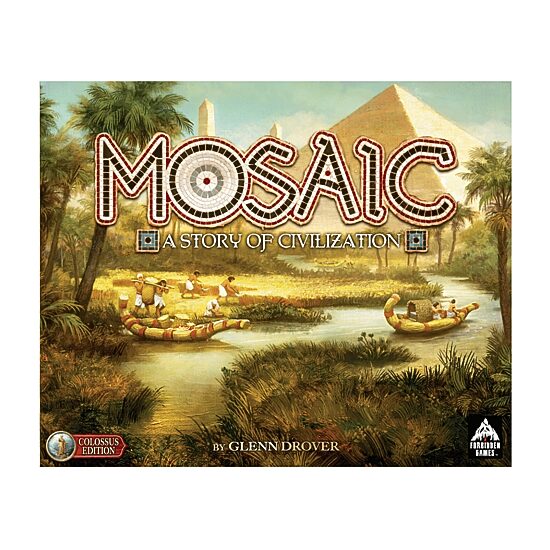 Forbidden Games Mosaic Story Of Civilization Colossus Edition Board Game
