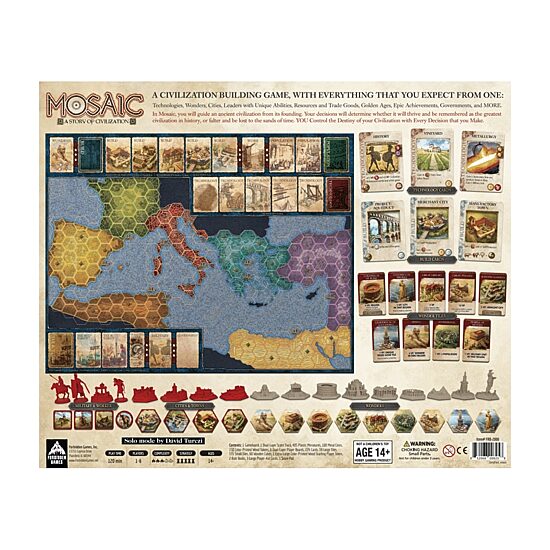 Forbidden Games Mosaic Story Of Civilization Colossus Edition Board Game