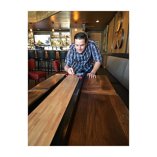 Front Porch Classics Table Top Shuffleboard Board Game