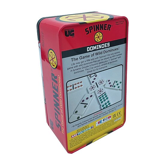 University Games Spinner - The Game Of Wild Dominoes! Dominoes