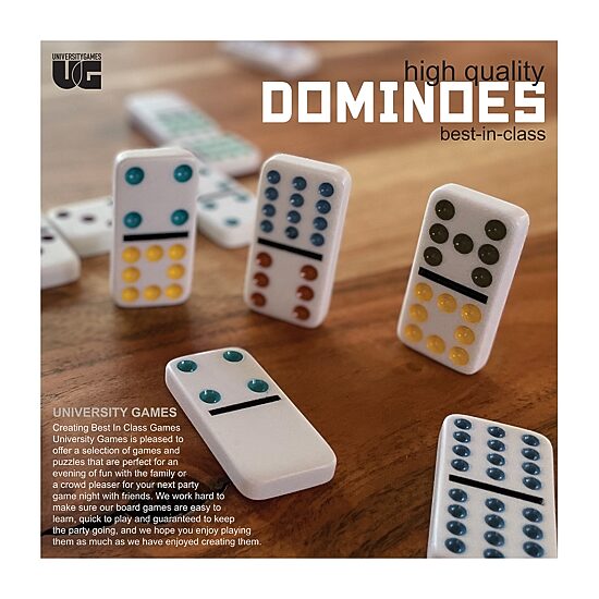 University Games Spinner - The Game Of Wild Dominoes! Dominoes