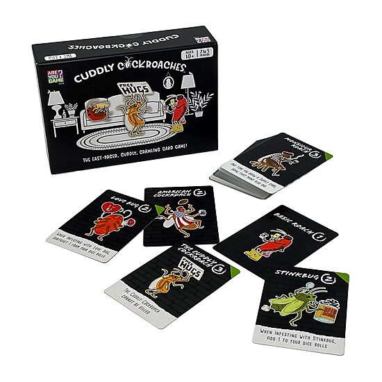 Areyougame.Com Cuddly Cockroaches Card Game