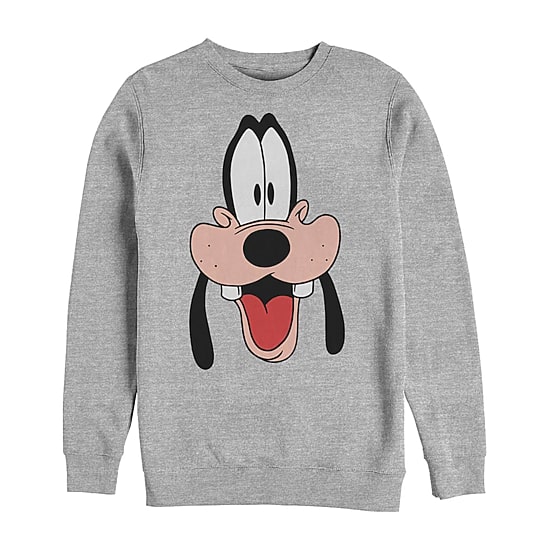 Mens Crew Neck Long Sleeve Goofy Sweatshirt
