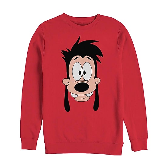 Mens Crew Neck Long Sleeve Goofy Sweatshirt