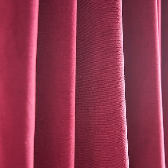 Martha Stewart Lucca Velvet Rod Pocket Scallop Valance