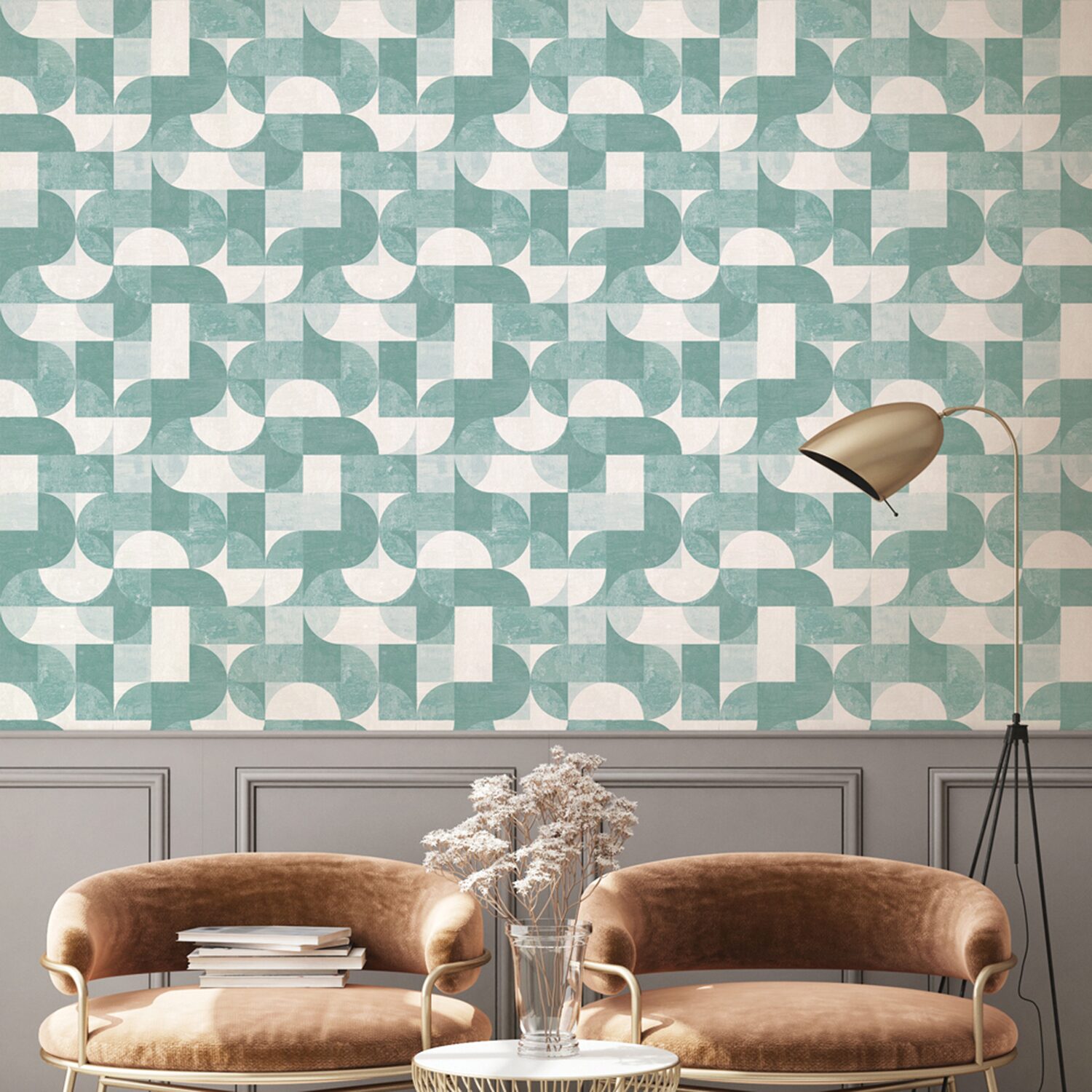 Tempaper Composed Shapes Peel & Stick Wallpaper