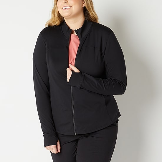Xersion EverUltra™-Lite Womens Plus Lightweight Softshell Jacket