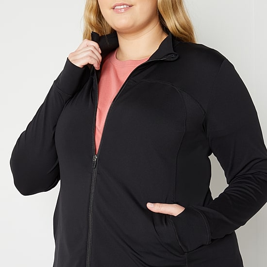 Xersion EverUltra™-Lite Womens Plus Lightweight Softshell Jacket