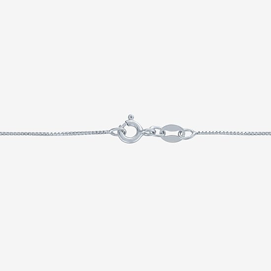 (G-H / I1-I2) Womens 5/8 CT. T.W. Lab Grown White Diamond Sterling Silver Heart 18 Inch Pendant Necklace