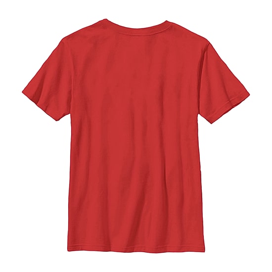 Disney Collection Little & Big Kid Boys Crew Neck Short Sleeve Regular Fit Avengers Graphic T-Shirt