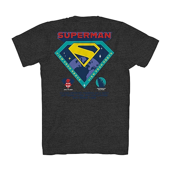 Mens Crew Neck Short Sleeve Regular Fit Superman Big and Tall Graphic T-Shirt