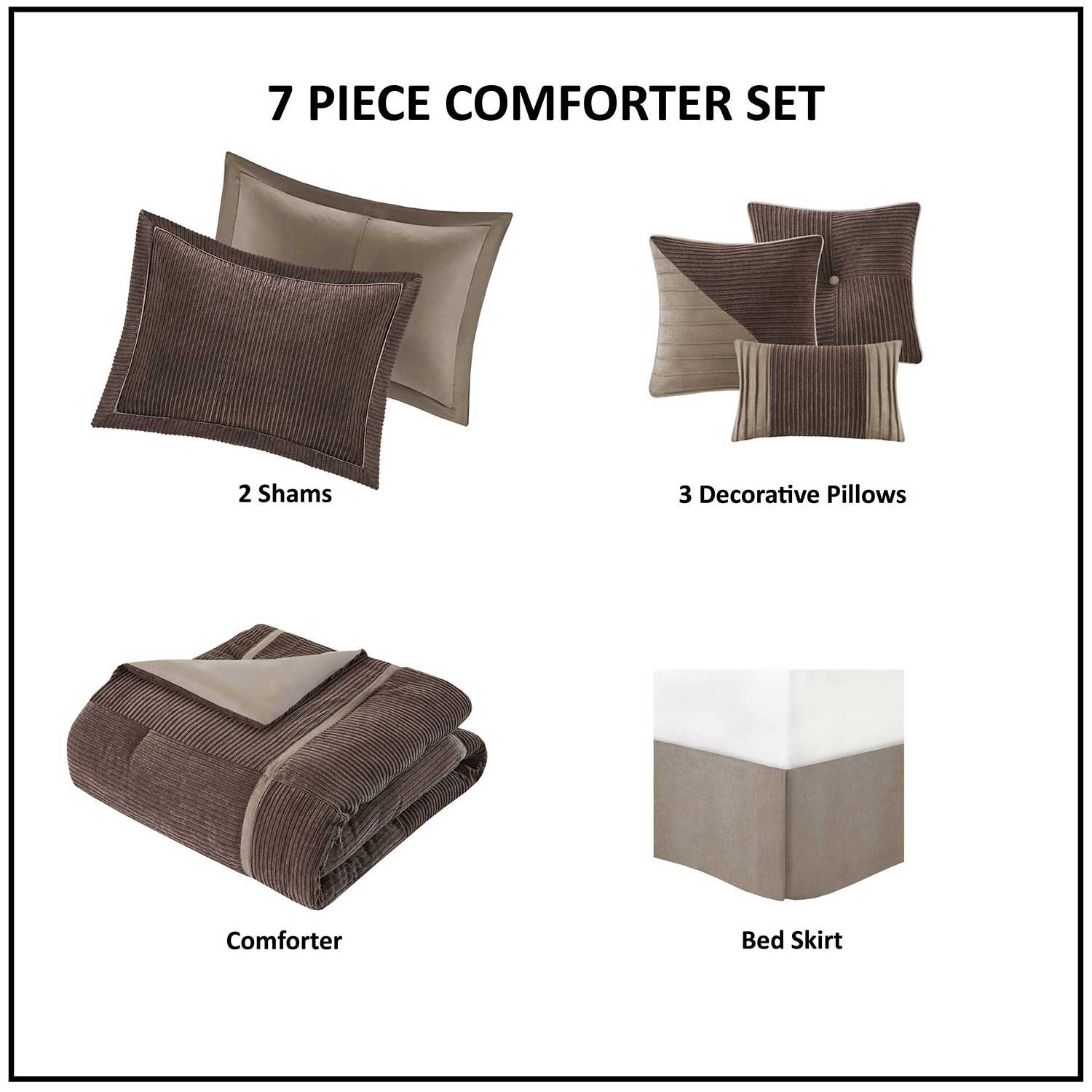 Madison Park Houston 7-pc. Comforter Set