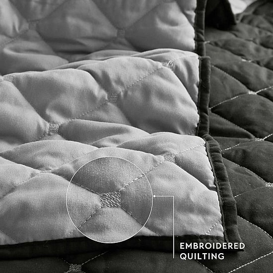 Madison Park Bianca Stripe 7-pc. Midweight Comforter & Coverlet Set