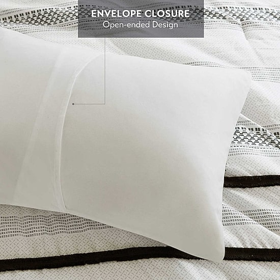 Madison Park Bianca Stripe 7-pc. Midweight Comforter & Coverlet Set