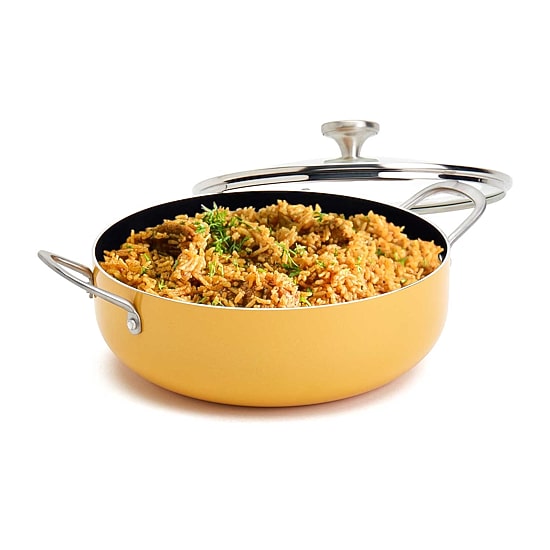 Infuse Aluminum Non-Stick 6-qt Caldero Saute Pan